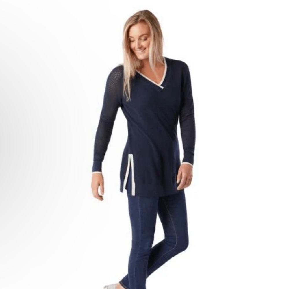 Smartwool Everyday Exploration Tunic Sweater Deep… - image 1